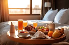 Desayuno servido en la suite