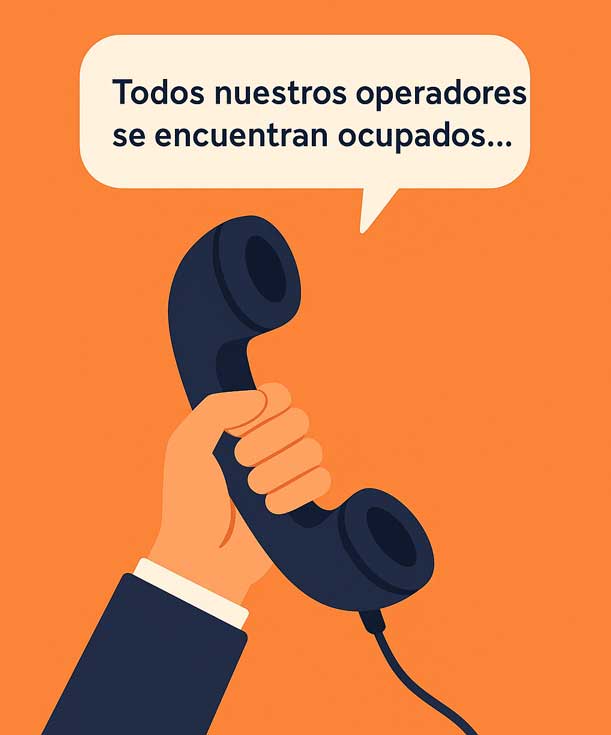 Problema de atención al cliente